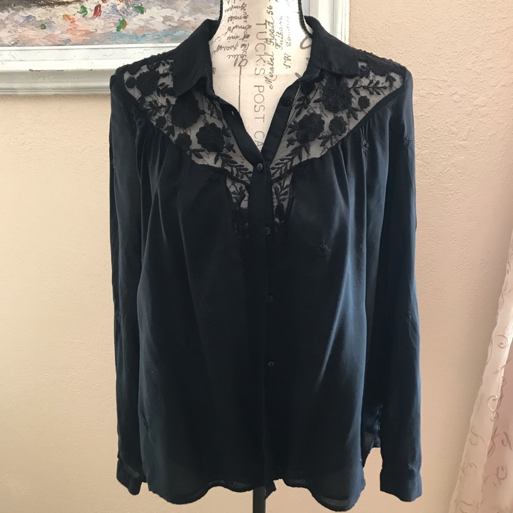 Zara black blouse - Picture 5 of 6